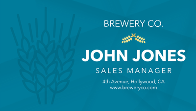 Brewery Business Card