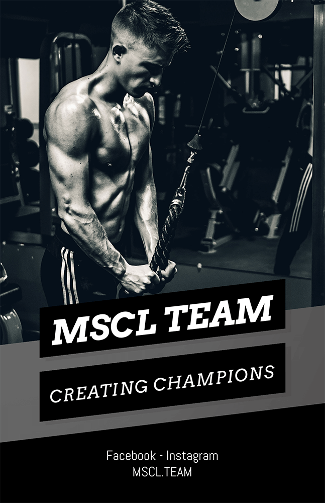 Bodybuilding Training Flyer Template 696e