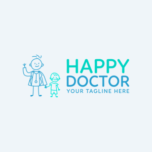 Dinosaur Pediatric Dentist Logo Maker