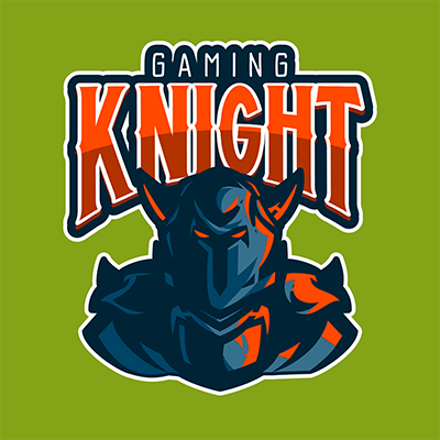 Gaming Logo Creator Featuring A Horned Knight