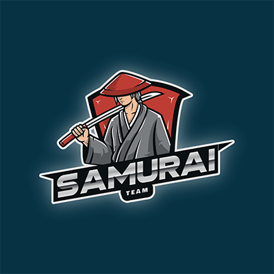 Team Logo Generator With A Mysterious Samurai Graphic